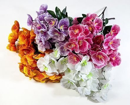 Орхидея "Осень" крупная 36 цветков от магазина KALINA являющийся официальным дистрибьютором в России 