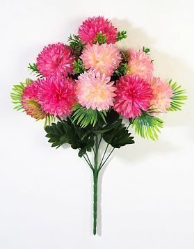 Букет хризантем "Вектор" 9 цветков от магазина KALINA являющийся официальным дистрибьютором в России 