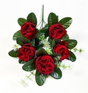 Пион "Тамаринда" 5 цветков от магазина KALINA являющийся официальным дистрибьютором в России 