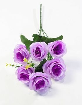 Букет роз "Злата" 6 цветков от магазина KALINA являющийся официальным дистрибьютором в России 