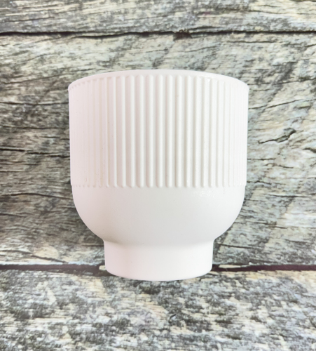 Кашпо "Вельвет" 1 белый 0,7L