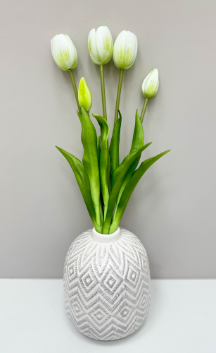 Тюльпаны белые 40 см