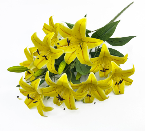 Ветка лилии "Грандиозная" 9 цветков