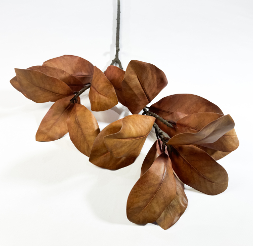 Ветка магнолии "Осень" 17 листов