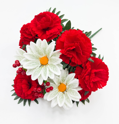 Хризантема с ромашкой "Достижение" 12 веток