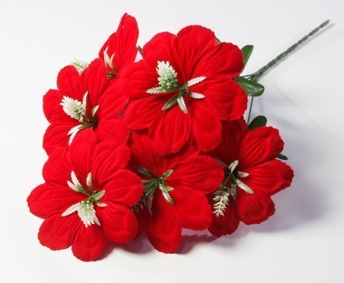 Букет лилий из бархата "Сентябрь"