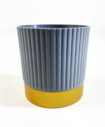 Кашпо "Эффект" серый 0.85L