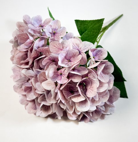 Букет гортензий 5 веток сиреневая