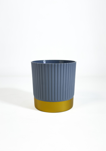 Кашпо "Эффект" серый 0.27L