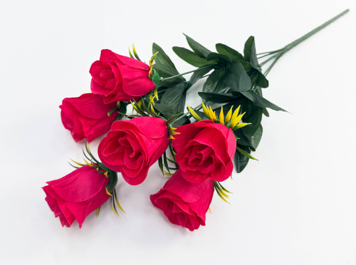 Роза "Бланш" 6 цветков