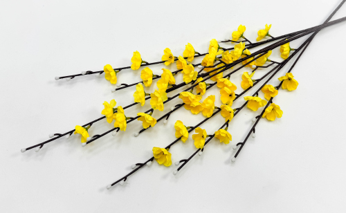 Сакура ветка малая желтая