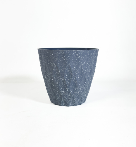 Кашпо "Волна" 1 серый 0.65L