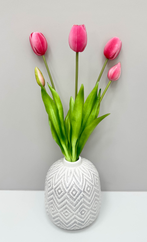 Тюльпаны розовые 40 см