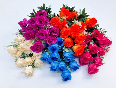 Роза Пиаф 18 цветков