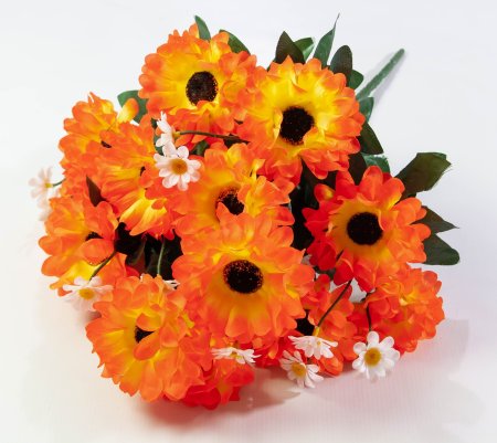 Гербера с ромашкой 14 цветков