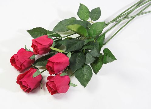 Роза с латексным покрытием малая красная от магазина KALINA являющийся официальным дистрибьютором в России 