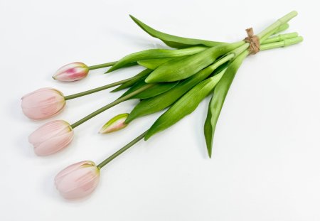 Тюльпаны нежно-розовые 40 см