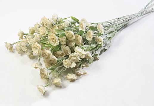 Ветка мелкой розы с напылением от магазина KALINA являющийся официальным дистрибьютором в России 