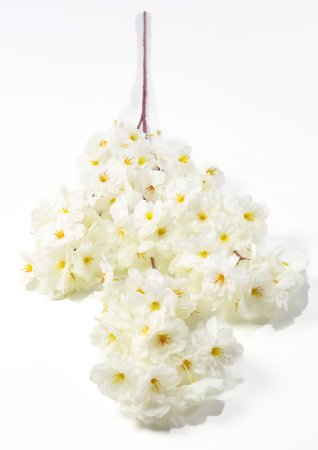 Ветка яблони 120 цветков 3 слоя