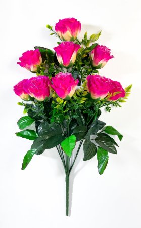 Букет роз "Нефрит" 9 цветков