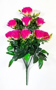 Букет роз "Нефрит" 9 цветков от магазина KALINA являющийся официальным дистрибьютором в России 