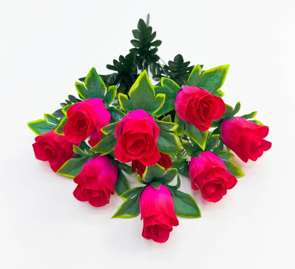 Роза "Ягодный мусс" 9 цветков