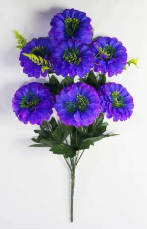 Букет цинний 7 цветков