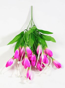 Букет крокусов "Спектр" 7 веток 21 цветок от магазина KALINA являющийся официальным дистрибьютором в России 