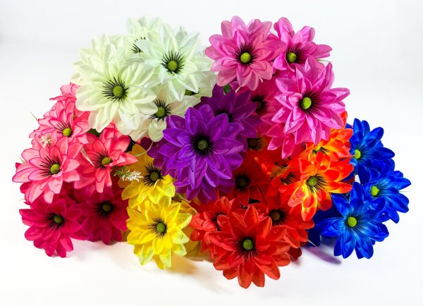 Букет георгина "Бонжур" 7 цветков