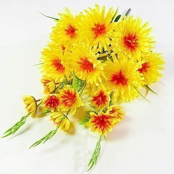 Хризантема "Фигаро" 8 цветков от магазина KALINA являющийся официальным дистрибьютором в России 