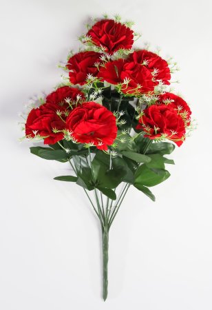 Букет гвоздик "Виктория" 9 цветков