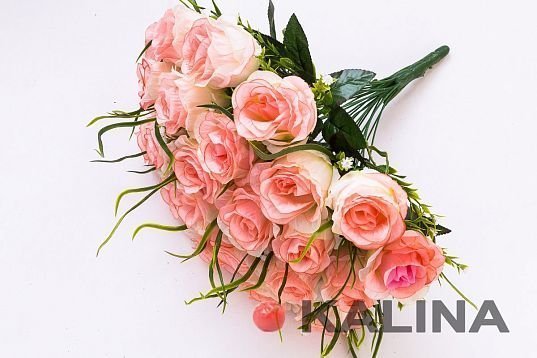 Роза "Восторг" 18 ветки 18 цветка от магазина KALINA являющийся официальным дистрибьютором в России 