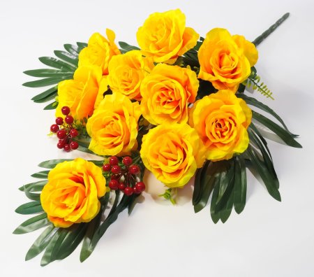 Роза "Можоретта" 10 цветков 12 веток