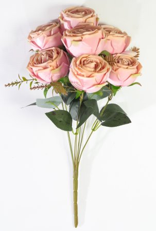 Букет роз "Помпонелла" персик 7 цветков