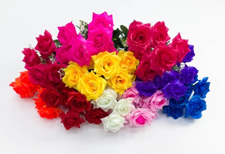 Роза "Кардинал" 7 цветков