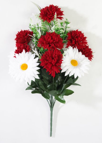 Букет хризантем с ромашкой "Галант" 13 веток