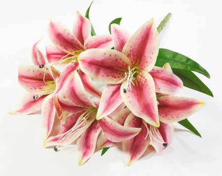 Букет лилий латекс 5 цветков