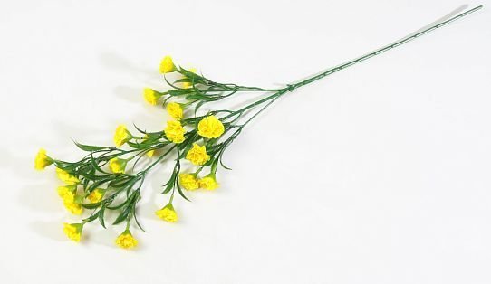 Ветка гвоздики 20 цветков желтая от магазина KALINA являющийся официальным дистрибьютором в России 