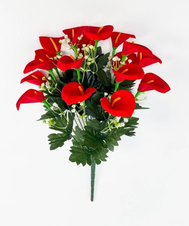 Каллы "Бархатная изюминка" 18 цветков