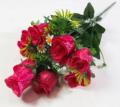 Букет роз "Гаврош" 12 цветков от магазина KALINA являющийся официальным дистрибьютором в России 