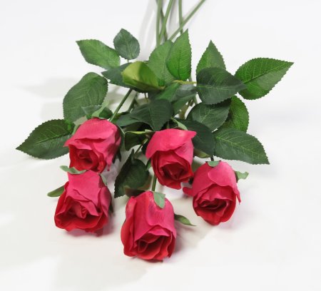 Роза с латексным покрытием малая красная