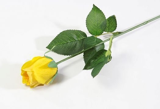 Роза с латексным покрытием малая желтая от магазина KALINA являющийся официальным дистрибьютором в России 