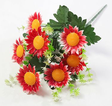 Ромашка "Семо" 7 цветков от магазина KALINA являющийся официальным дистрибьютором в России 