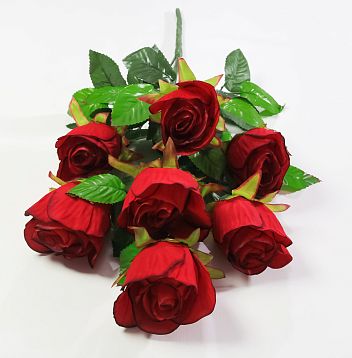Букет бархатных роз "Феерия" 7 веток от магазина KALINA являющийся официальным дистрибьютором в России 