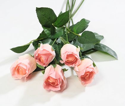 Роза с латексным покрытием малая коралл от магазина KALINA являющийся официальным дистрибьютором в России 