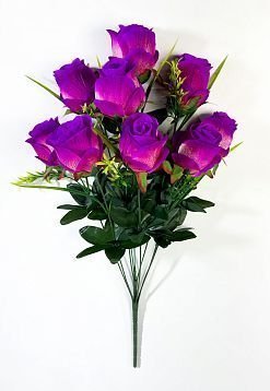 Букет роз "Панорама" 9 цветков от магазина KALINA являющийся официальным дистрибьютором в России 