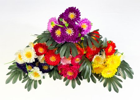 Астра с пальмой "Кулон" 9 цветков