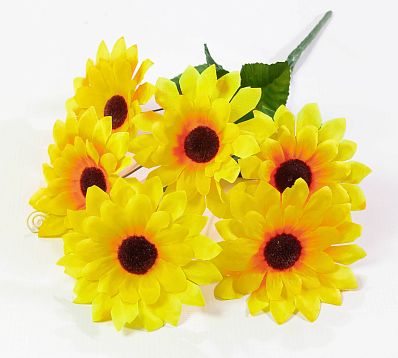 Подсолнух «Семечка» 6 цветков от магазина KALINA являющийся официальным дистрибьютором в России 