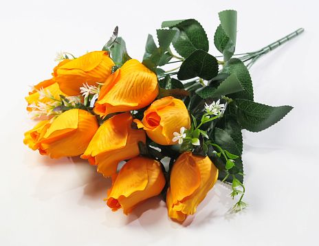 Роза "Альбина" 9 цветков от магазина KALINA являющийся официальным дистрибьютором в России 
