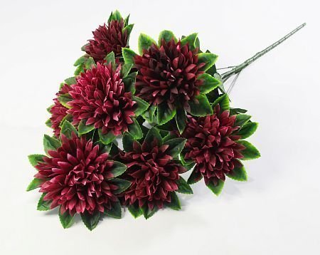 Хризантема "Княгиня" 7 цветков от магазина KALINA являющийся официальным дистрибьютором в России 